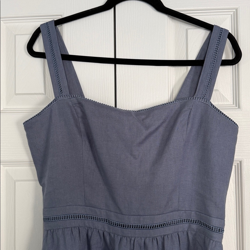 Everett Linen Dress (Petite) Sz 12 - Picture 7 of 9